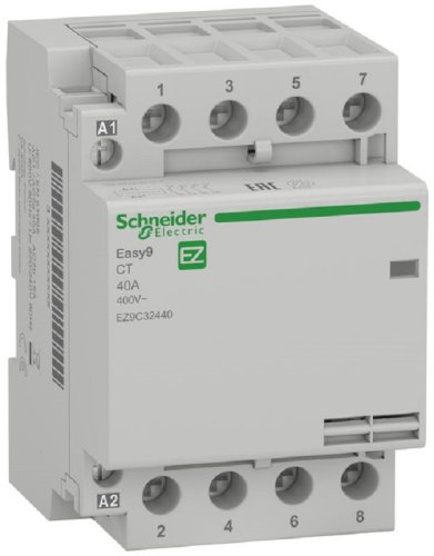Контактор модульный Schneider Electric Easy9 3п 4НО 40А 230В АС картинка